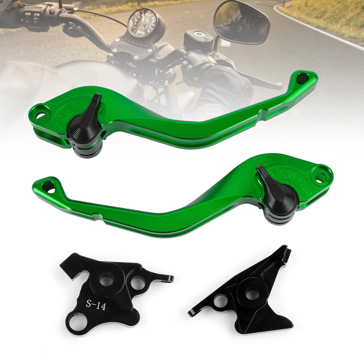 CNC Short Clutch Brake Lever for Suzuki Hayabusa/GSXR1300 (2008–2017) T9