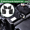 Mud Flaps Splash Guards for Chevrolet Trailblazer (2002–2009) W/ Mounts