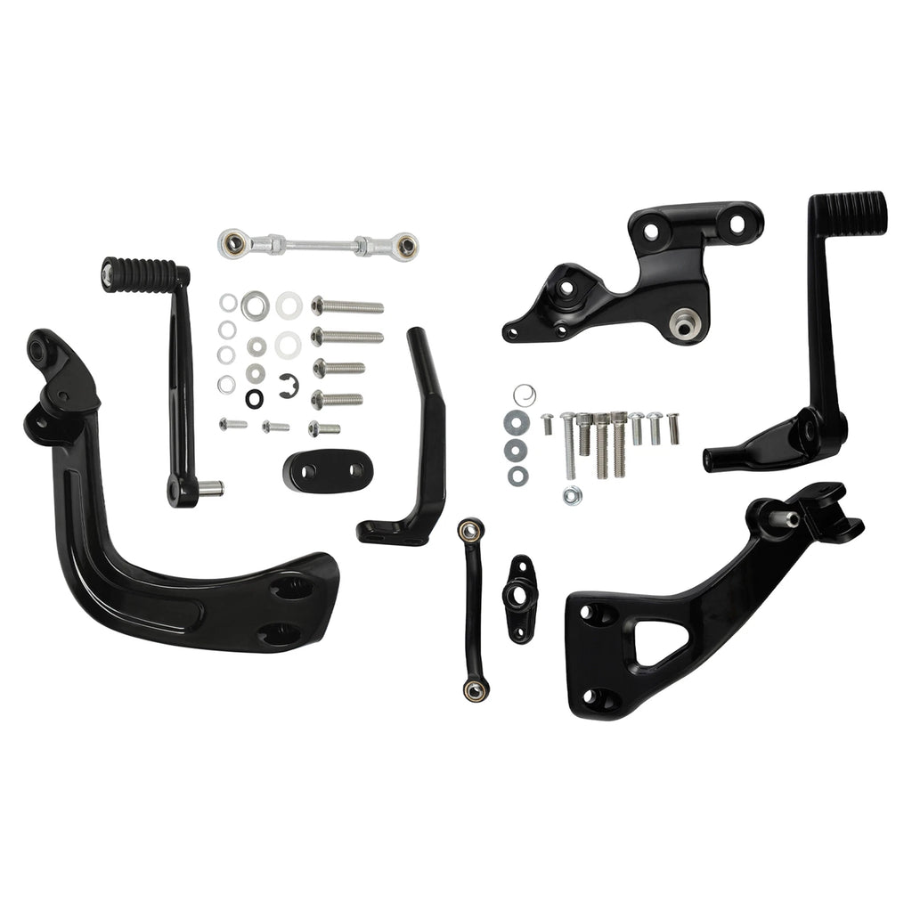 Mid Controls Shift & Brake Side Kit for Harley Sport Glide Fat Bob (2018–2025)