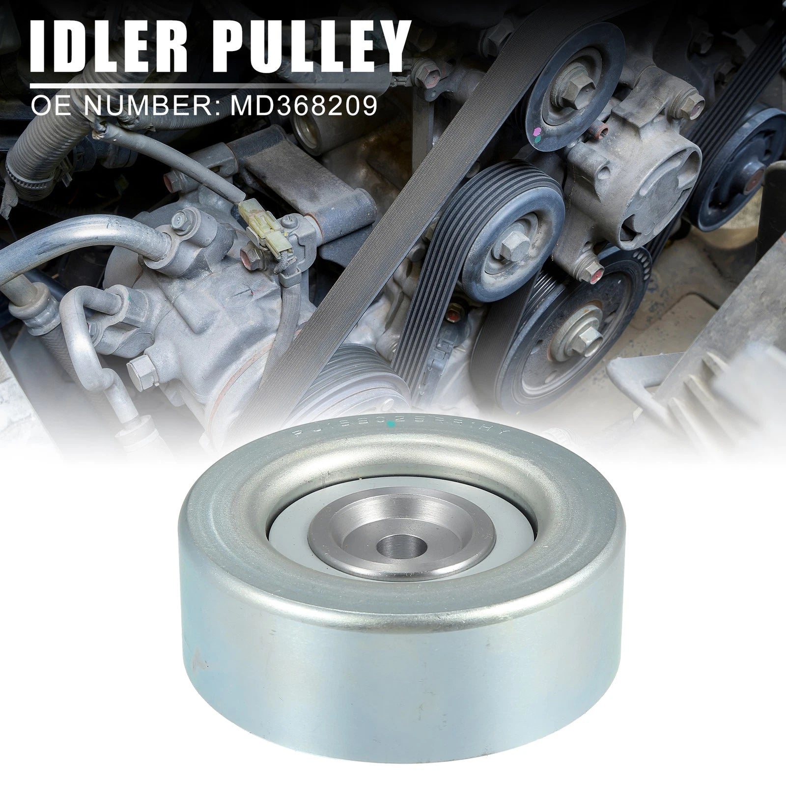 Car Accessory Drive Belt Idler Pulley Replacement for Mitsubishi Montero (2007–2019)