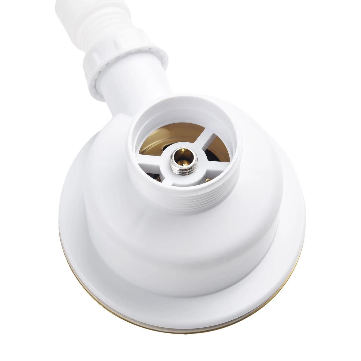 114MM Gold-Plated Drain Sink Downcomer Strainer with Overflow
