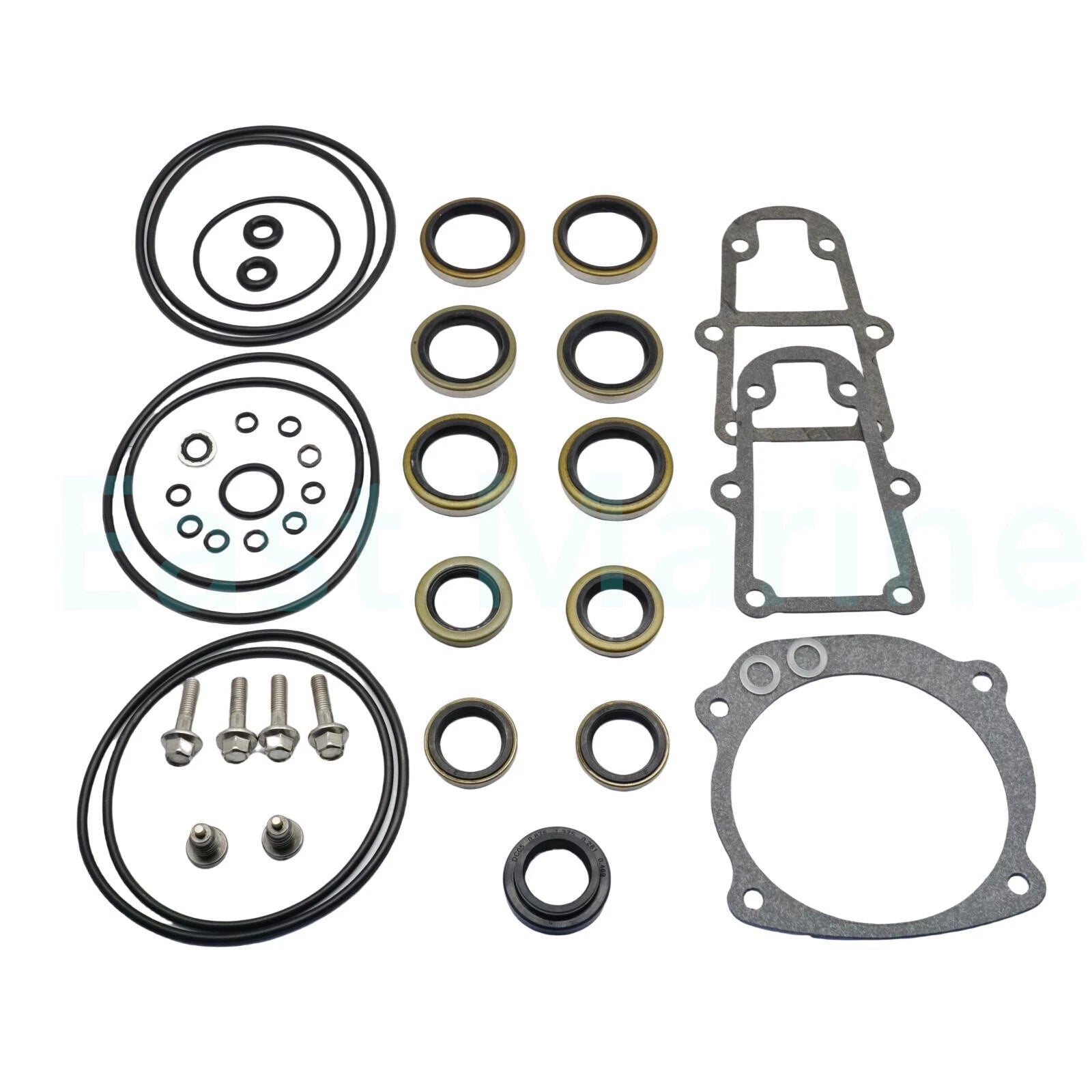 Seal Kit for Evinrude Johnson Outboard Gearcase Lower Unit (5006373, 5000411, 439141)