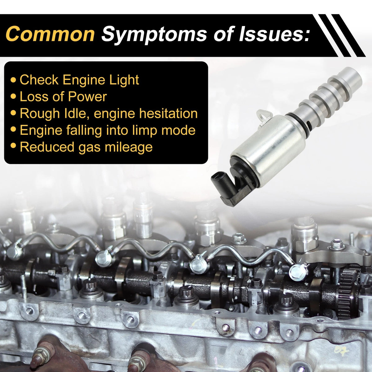 Engine Variable Valve Timing VVT Solenoid Replacement for Mazda 6 (2009–2013)