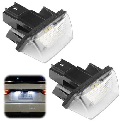 2X LED License Plate Lights for Peugeot 206 207 306 307 406 407 1007