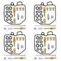 4X Carburetor Repair Kit for Honda CB750C CB750K CB750SC (1980–1983)