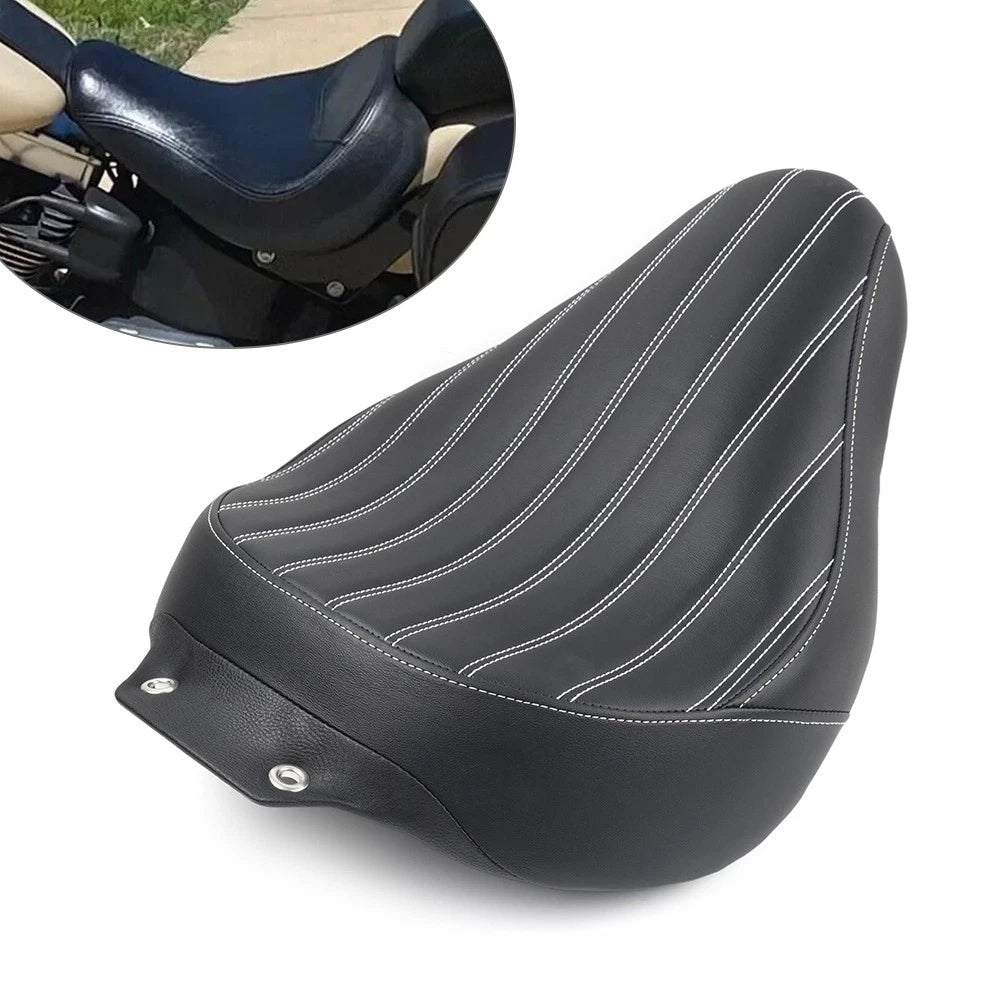 Motorcycle Front Driver Solo Seat Saddle For Harley Fat Boy FLSTF 2007-2017 gz