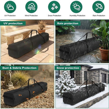67 Inch Waterproof Umbrella Storage Bag with Closure and Handles