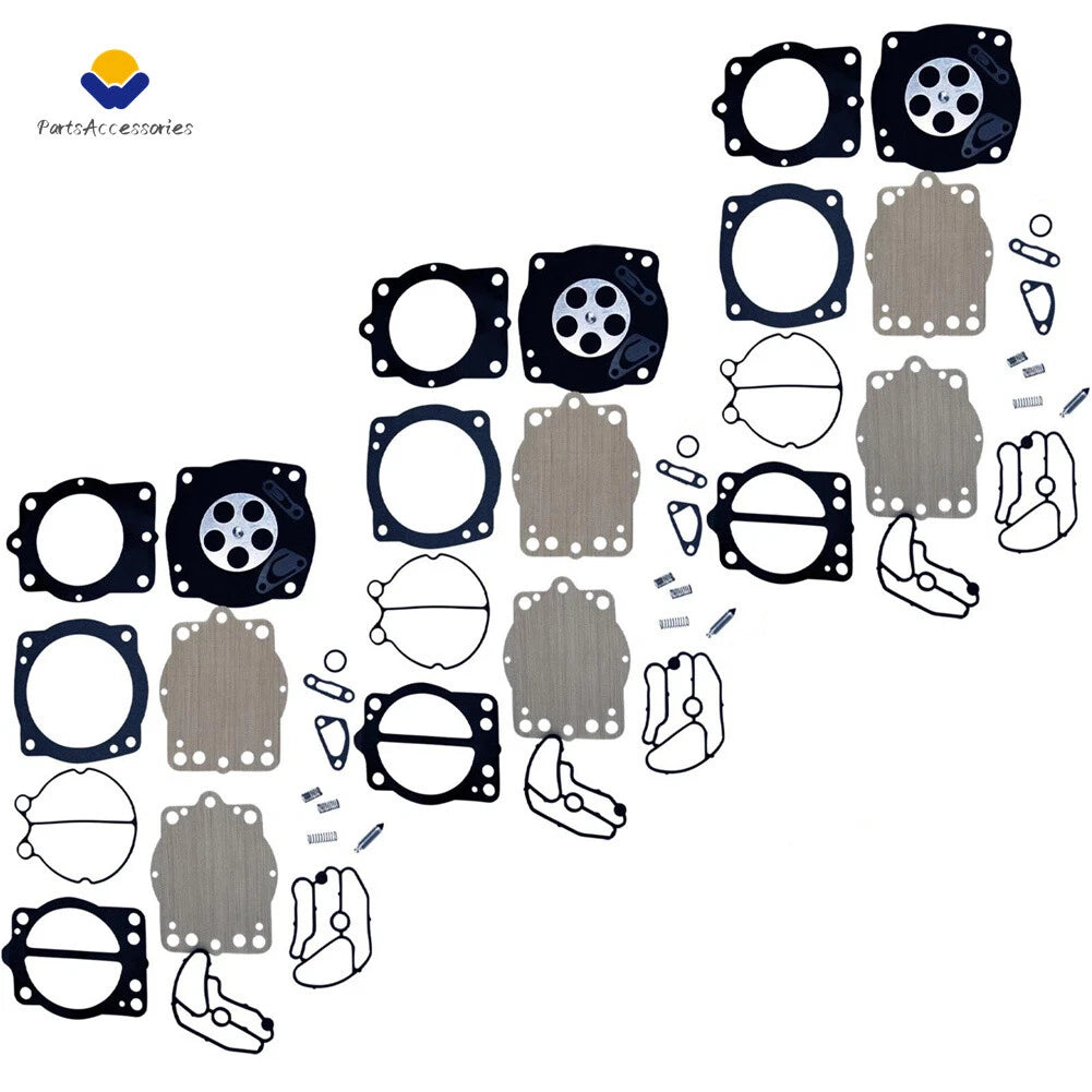 3X Carb Rebuild Kit for Kawasaki Jet Ski 900 1100 STX ZXI (CDK-2 38-44mm)