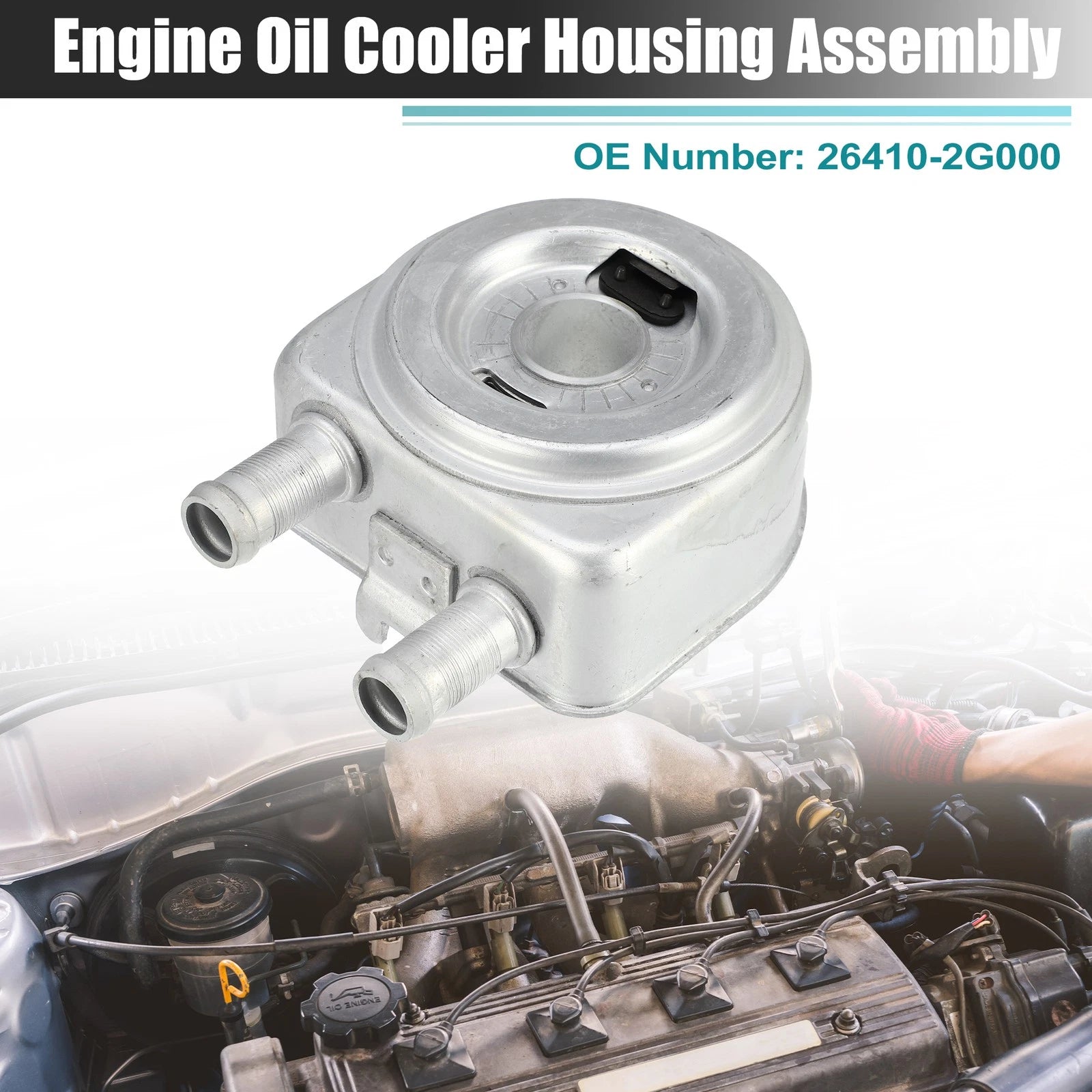Engine Oil Cooler with Sensor Assembly for Hyundai Sonata (2011–2016)