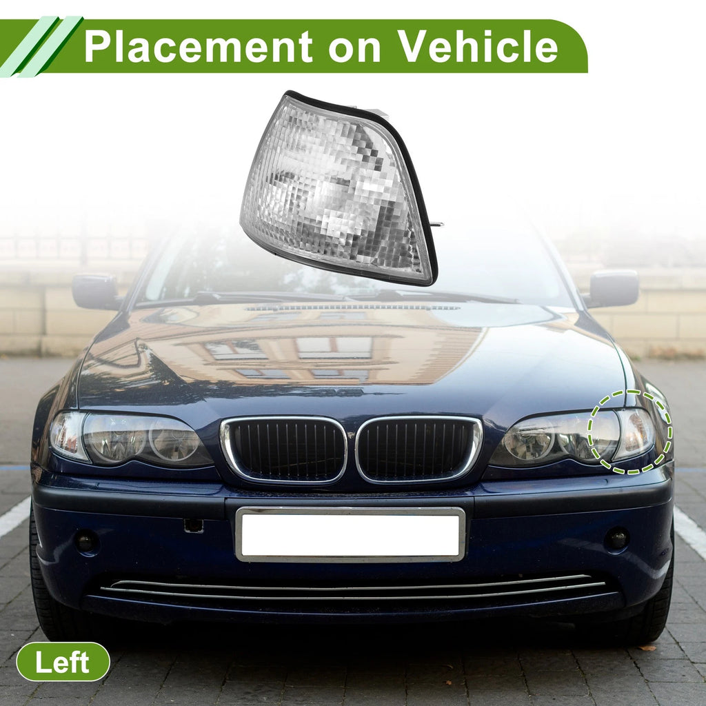 Left Corner Signal Light Cover Replacement for BMW 3 Series (2005–2013)