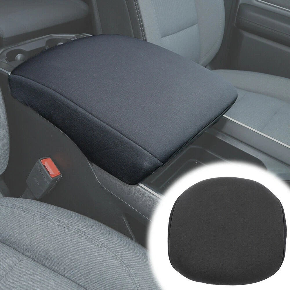 Armrest Box Pad Cover for Car Center Console (1 Pcs, Black)