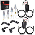 Ignition Coil Spark Plug Set for Yamaha XJ750 (1981–1983)