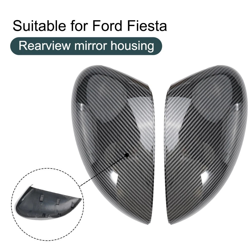 Side Mirror Cover ABS plastic Black Protector Exterior Left/Right New Portable