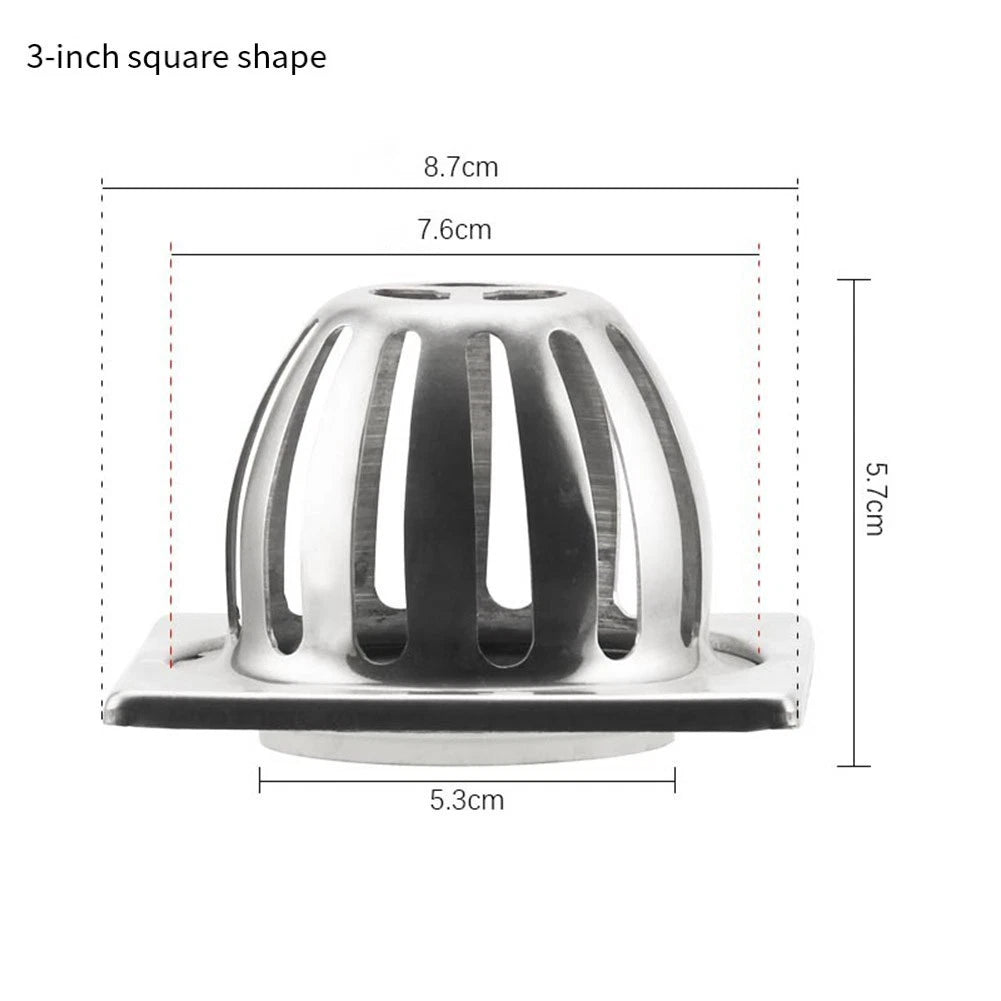 Outdoor Rainwater Management Leaf Protection System for Efficient Drainage