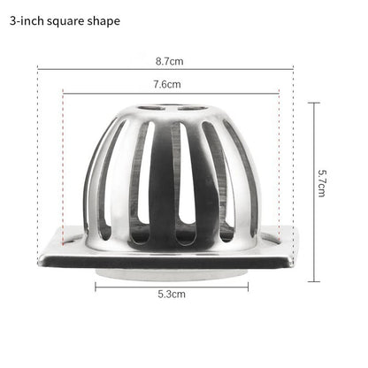 Outdoor Rainwater Management Leaf Protection System for Efficient Drainage