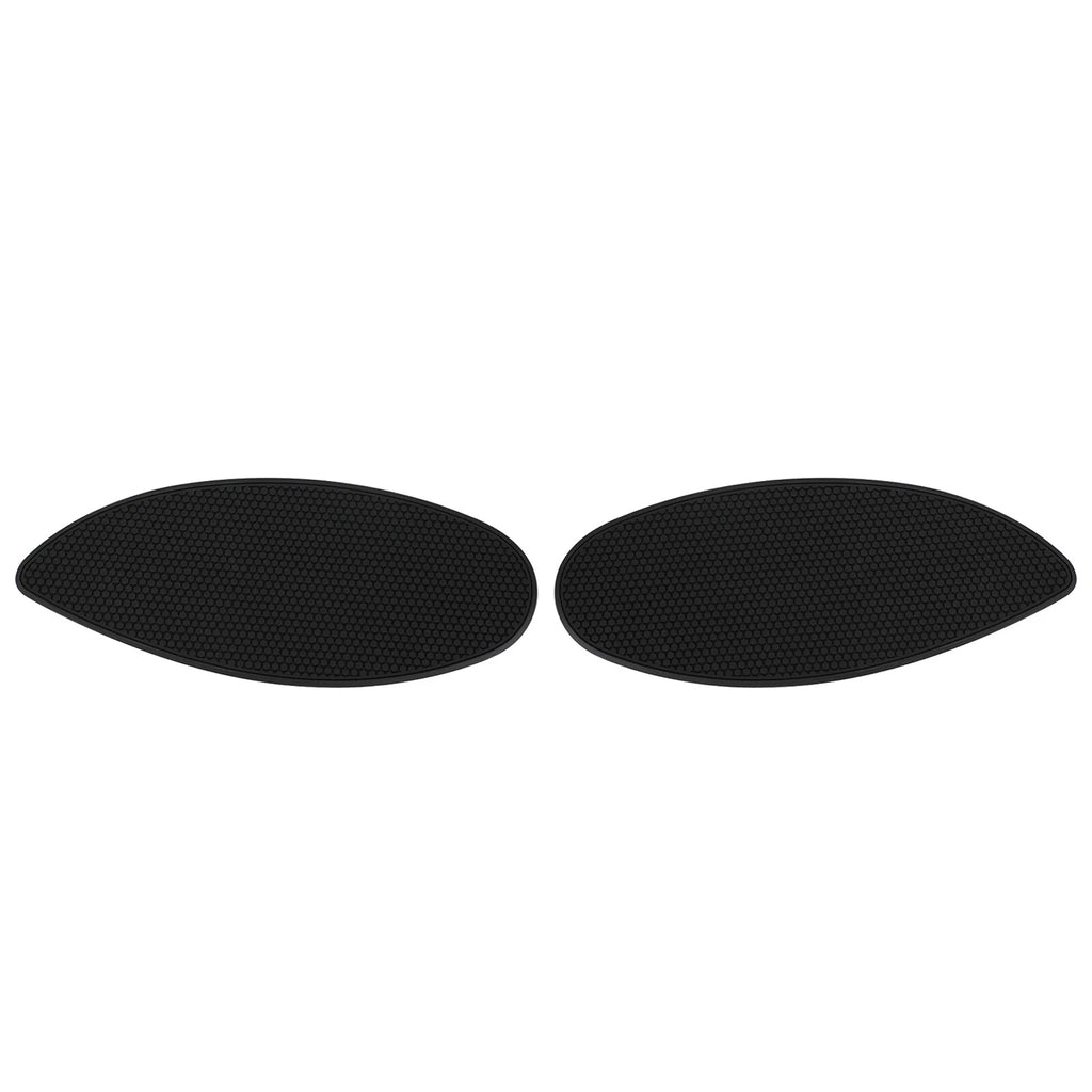 2X Tank Traction Grip Pads Black for Aprilia RS 660 / Tuono 660 (2021–2022)