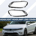 Headlight Lens Cover Pair Front Left Right for Volkswagen Passat B7 (2012–2015)