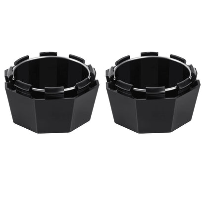 2 Matte Black Hub Caps for Polaris Sportsman 570 SP (2015–2025)