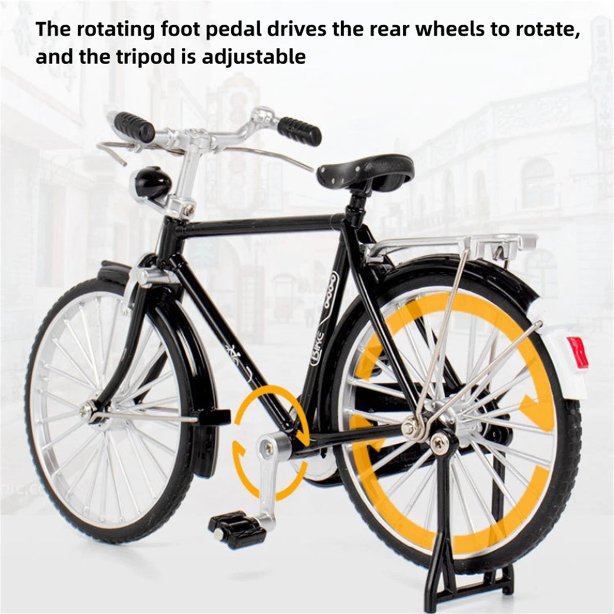 Miniature Alloy Bicycle Model 1:10 Scale Toy