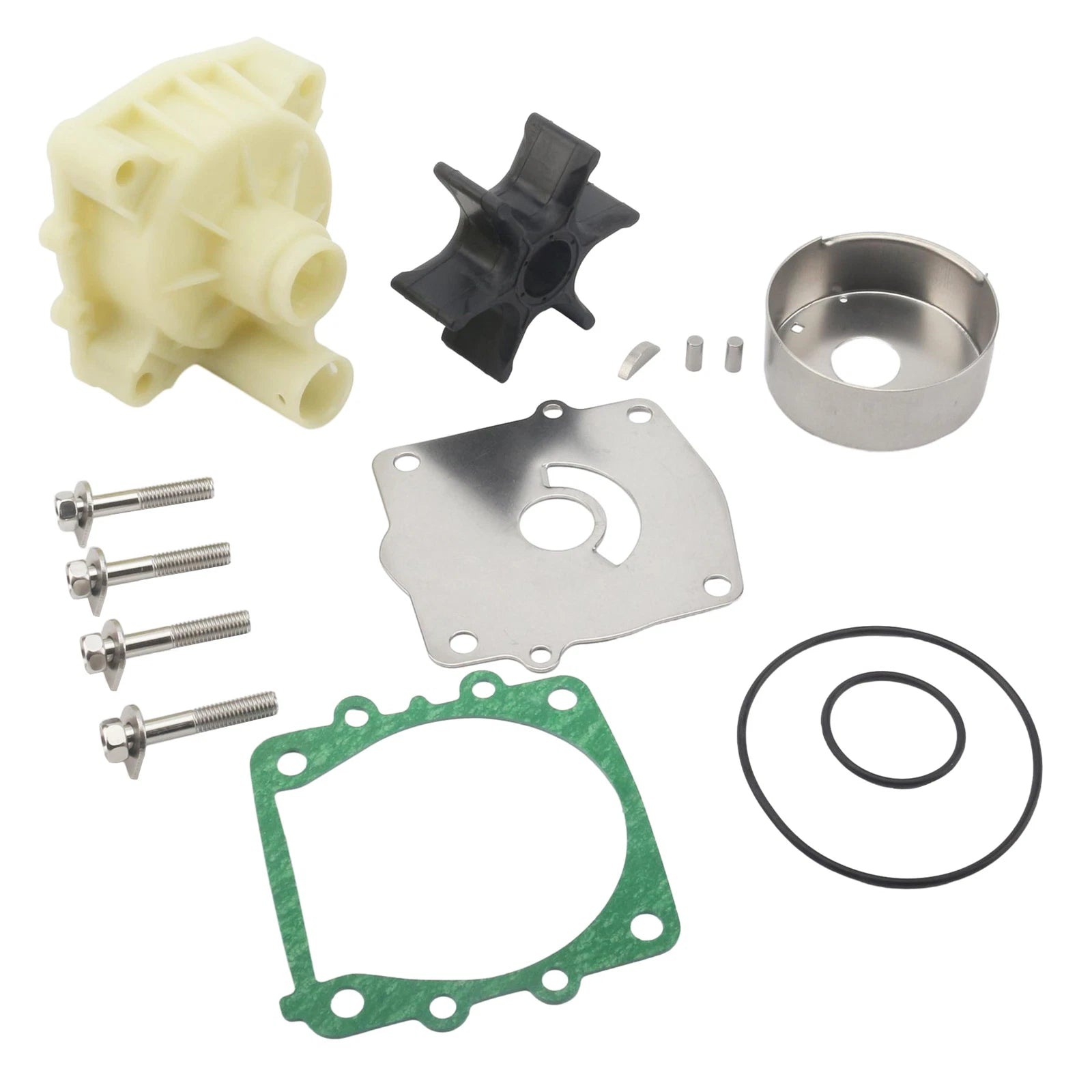 Water Pump Repair Service Kit for Yamaha Outboard (6G5-W0078-A1, 6G5-W0078-01)