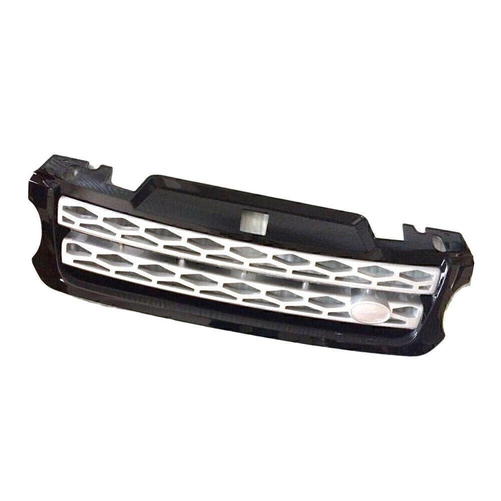 Front Bumper Upper Mesh Grille for Range Rover Sport (2014–2017) Black Silver