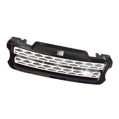 Front Bumper Upper Mesh Grille for Range Rover Sport (2014–2017) Black Silver