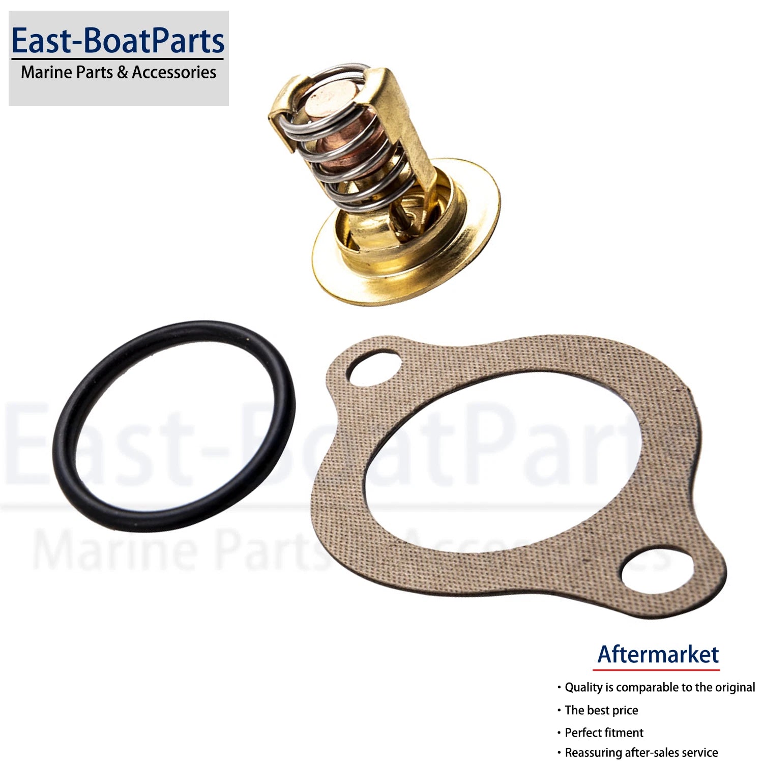 Thermostat Kit for Volvo Penta 4.3GIP 4.3GiP 4.3GL 4.3GLP 4.3GSP 4.3GXi 4.3OSi