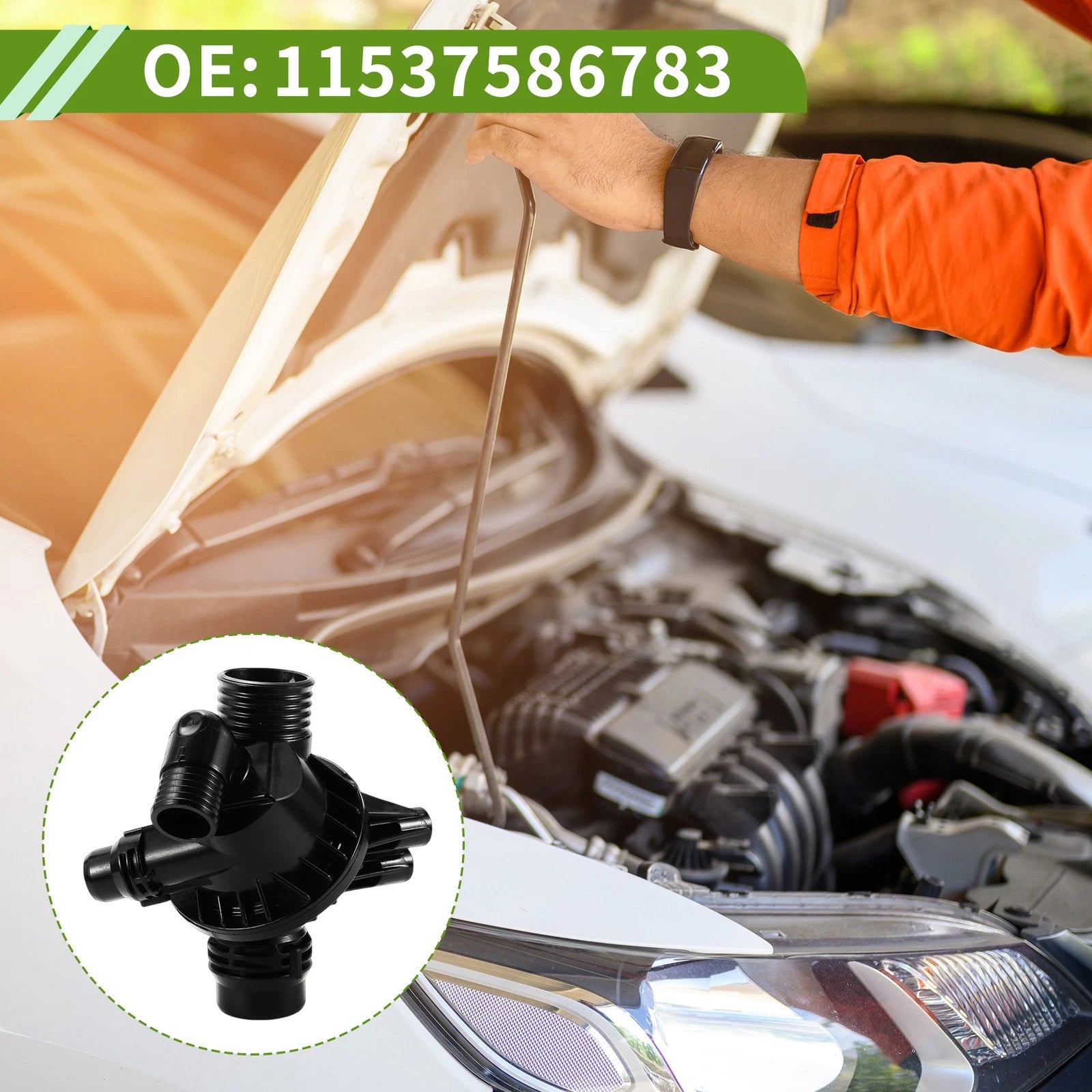 Engine Coolant Thermostat Housing Assembly for BMW F25 X3 (2010–2012)