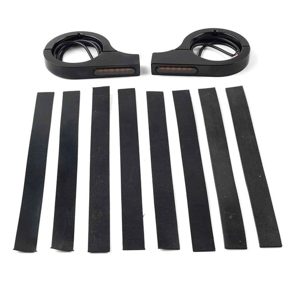 LED Fork Turn Signal Light Indicator for Harley Touring Dyna (2014–2023)