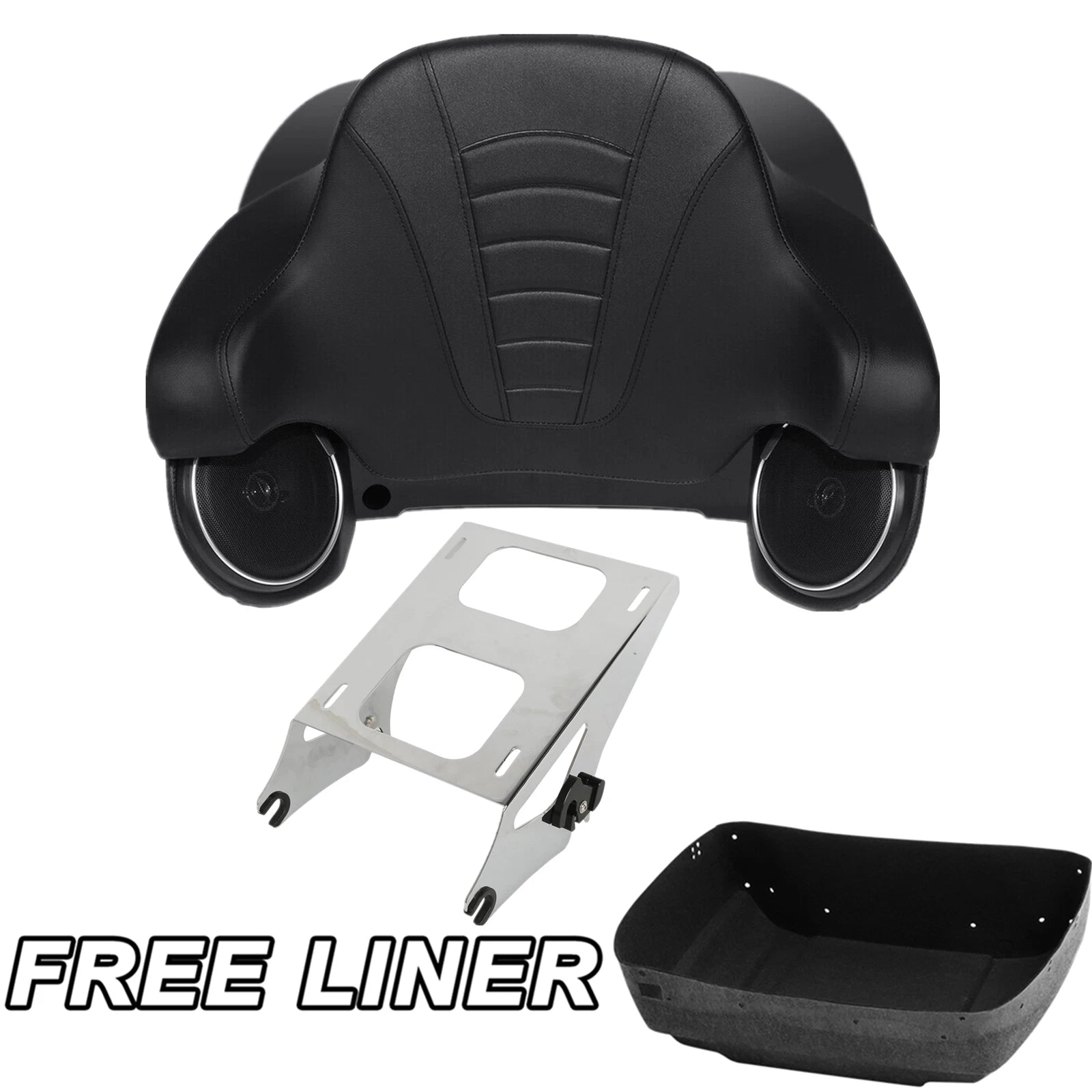Trunk Speakers Mount Rack Pad for Harley Touring Glide (2014–2025)