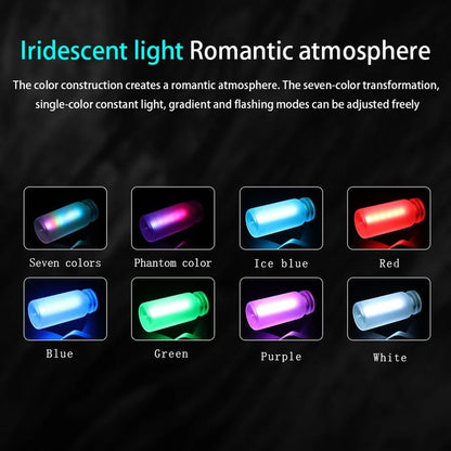 Car Ambient Lighting USB Frosted Glass Bottle Touch Control 7 Colors