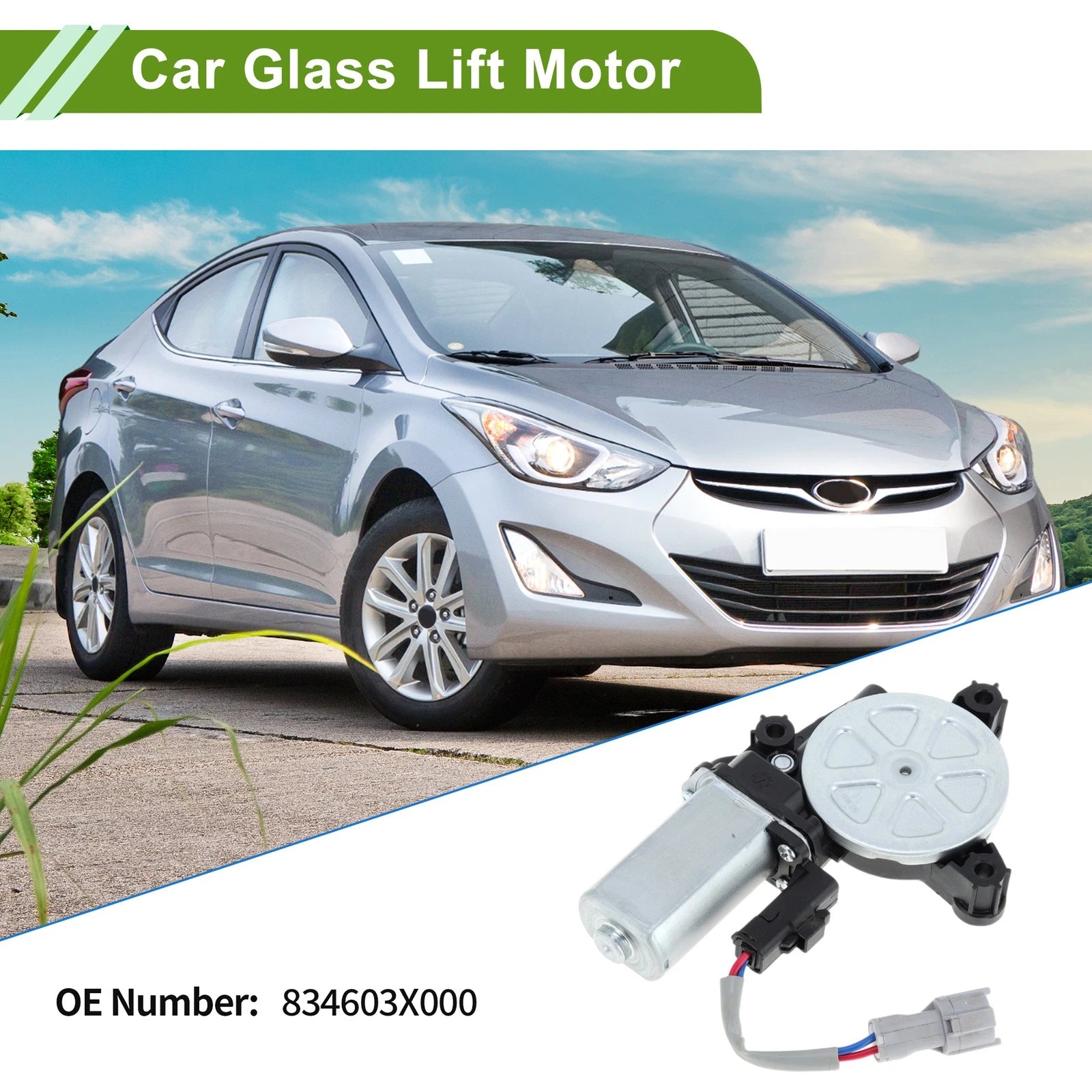 Power Window Regulator Lift Motor Replacement for Hyundai Elantra (2011–2016)