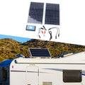 200W 12V Solar Panel Battery Charger for Boat RV Car (200W)