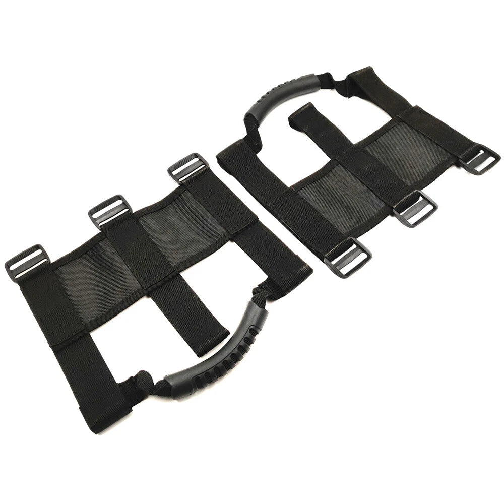 1.75 - 2" Round Roll Bar Grab Handle for Polaris Yamaha Honda Jeep Wrangler (2010–2023)