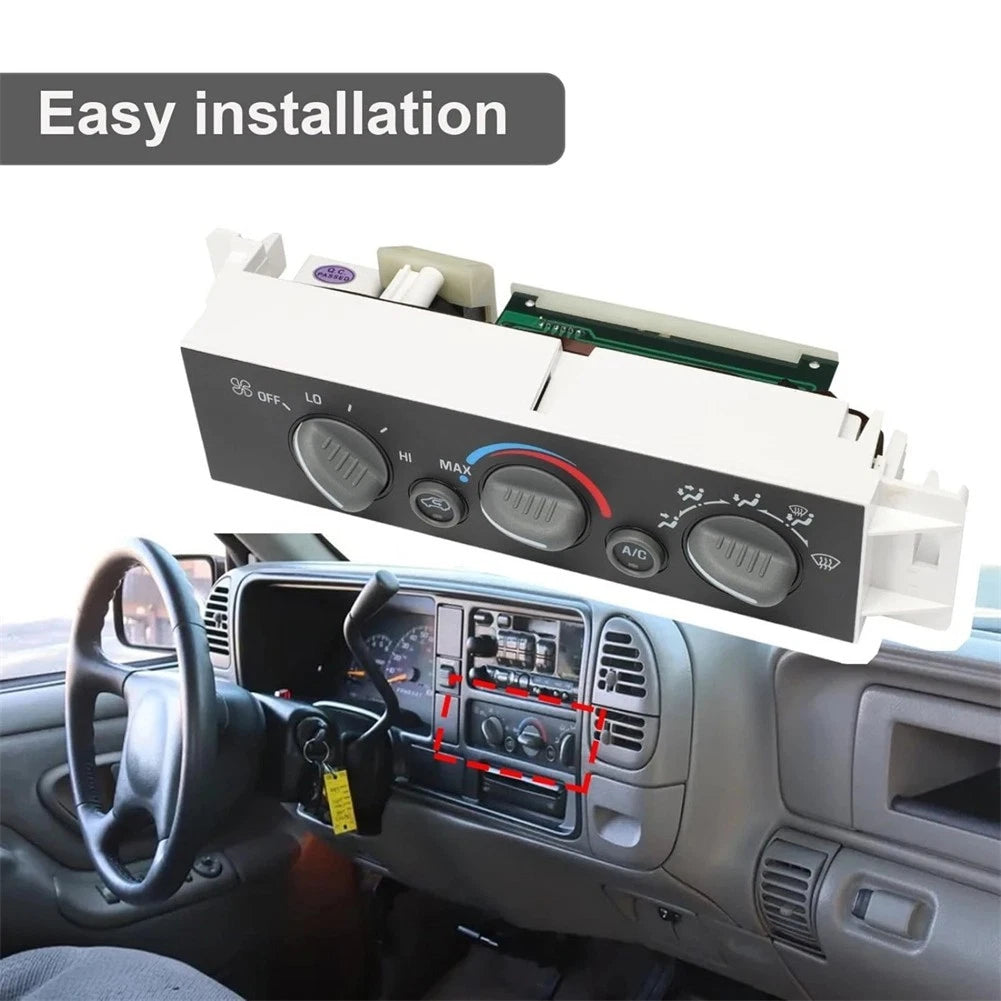 AC Heater Control Panel for