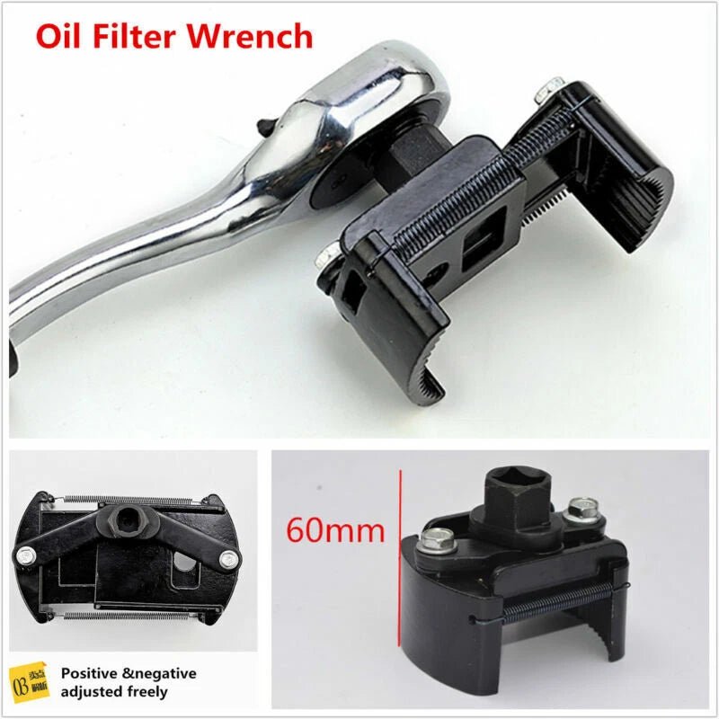 Oil Filter Removal Wrench Cup Tool for Universal 60-80mm