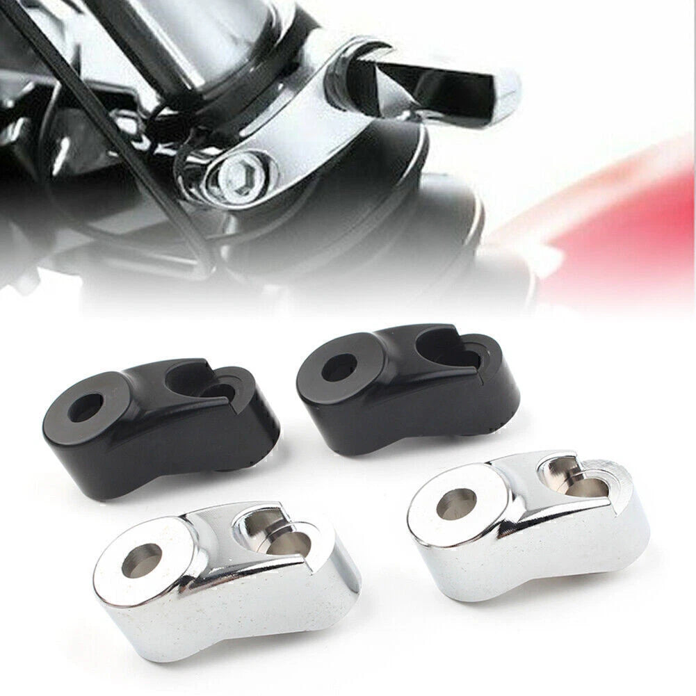 Turn Signal Mount Bracket Relocation Kit for Harley Dyna (39mm, 49mm)