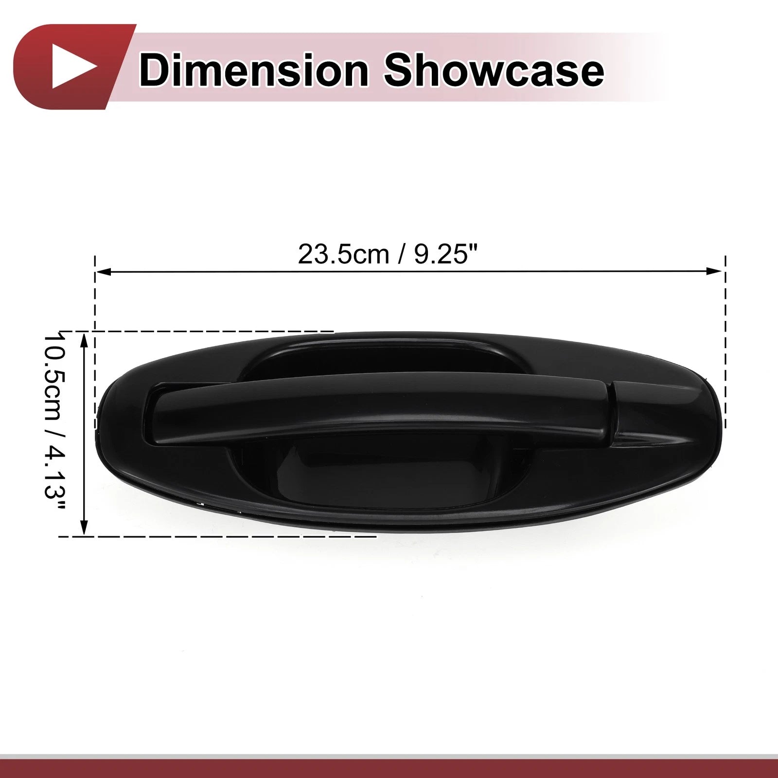 Exterior Door Handle Replacement for Hyundai Santa Fe Rear Left (2010–2018)
