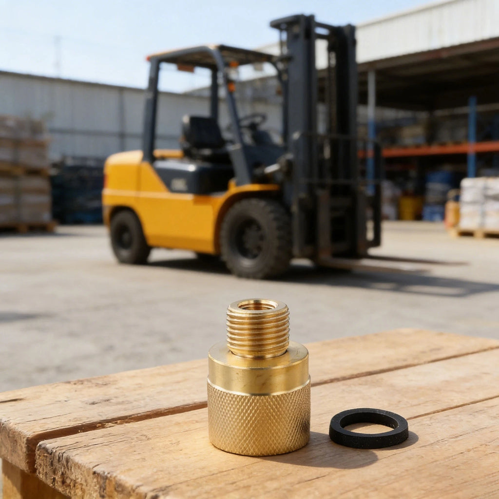RE7141F Forklift Connector Adapter with Washer for Forklift