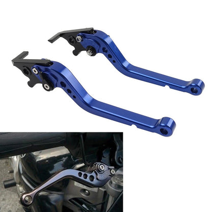 Pair CNC Adjustable Brake Clutch Levers for Yamaha YZF R1 (2009–2014) Blue