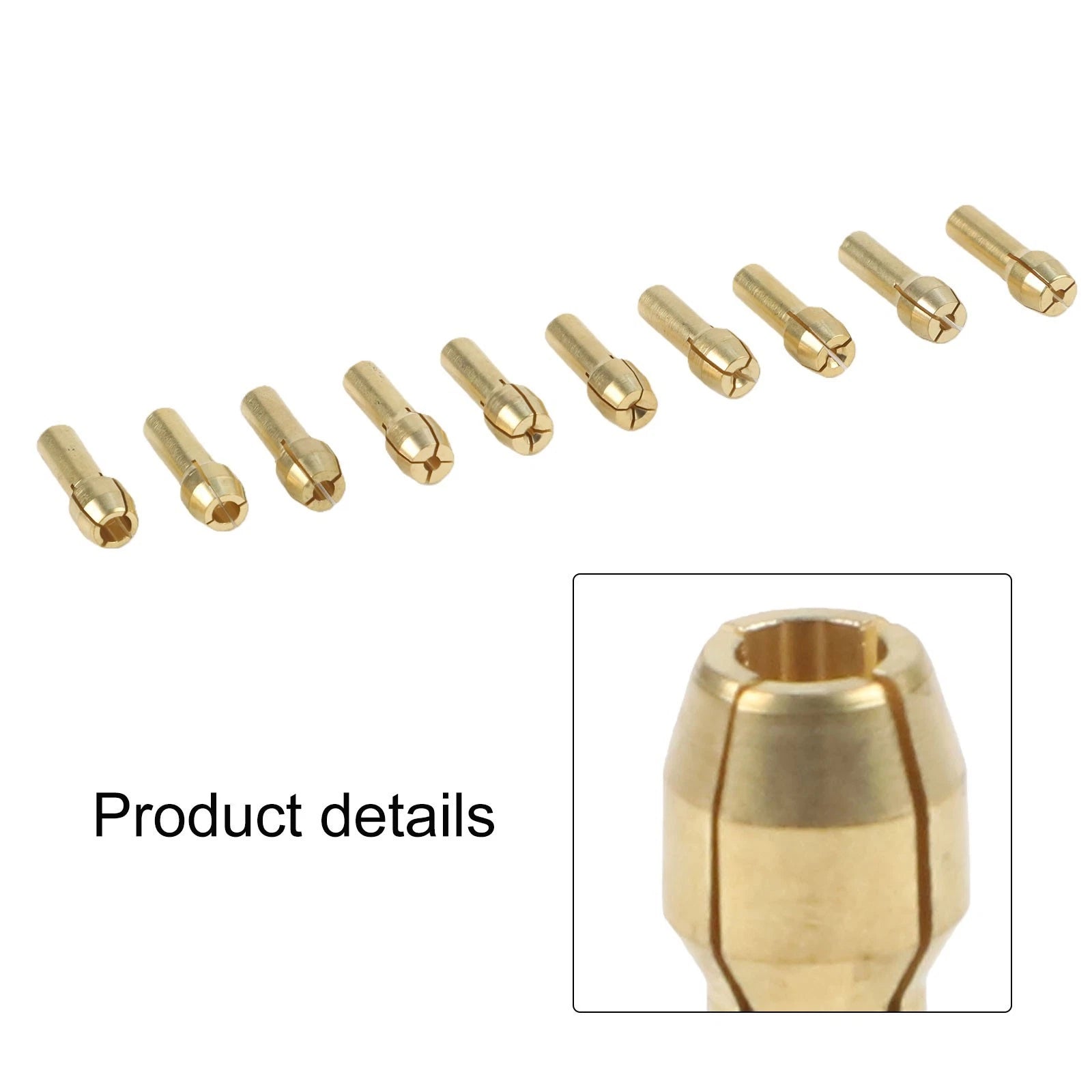 Brass Chucks Adapter for Home Projects (Enhanced Clamping Range)