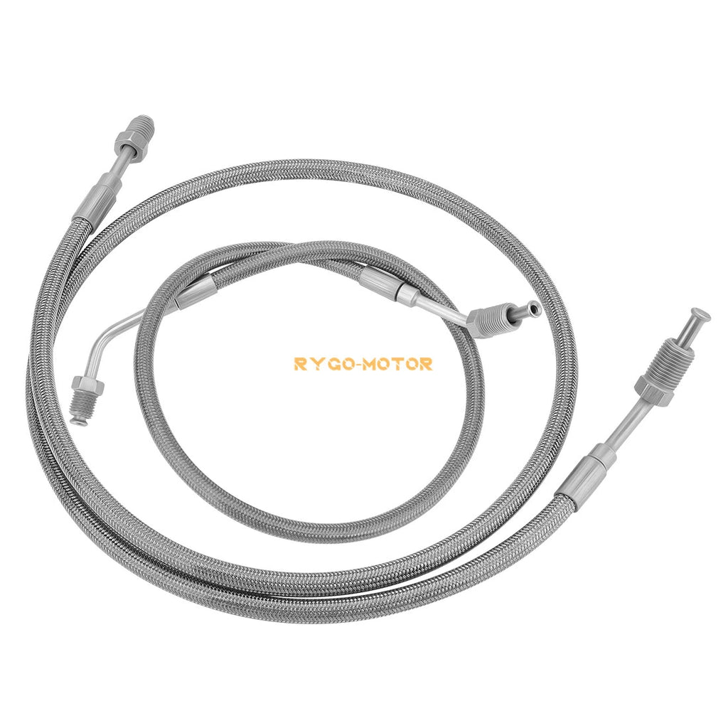 Set of 2 Brake Hose Lines 1910484 1910485 for Polaris Ranger TM 650 425