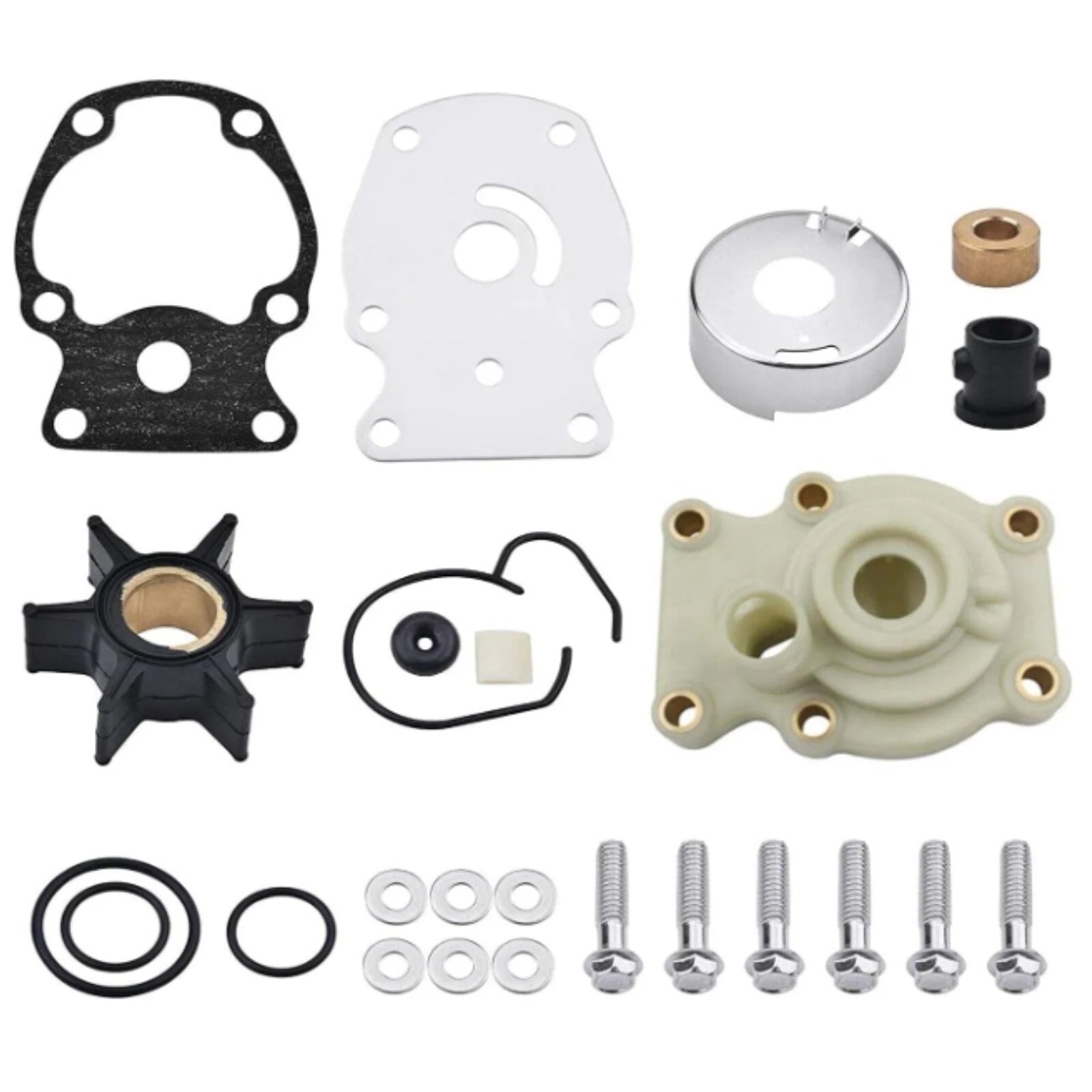 Water Pump Impeller Kit 393630 for Johnson Evinrude OMC 20-35 HP Outboards