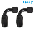 2X 8AN 10AN Swivel Elbow Hose End Fitting 90 Degree for