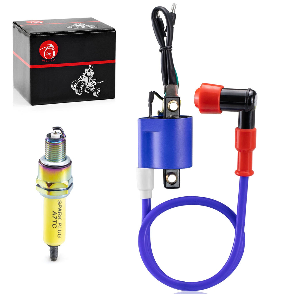 Ignition Coil and Spark Plug for 70cc 90cc 110cc ATV Dirt Bike