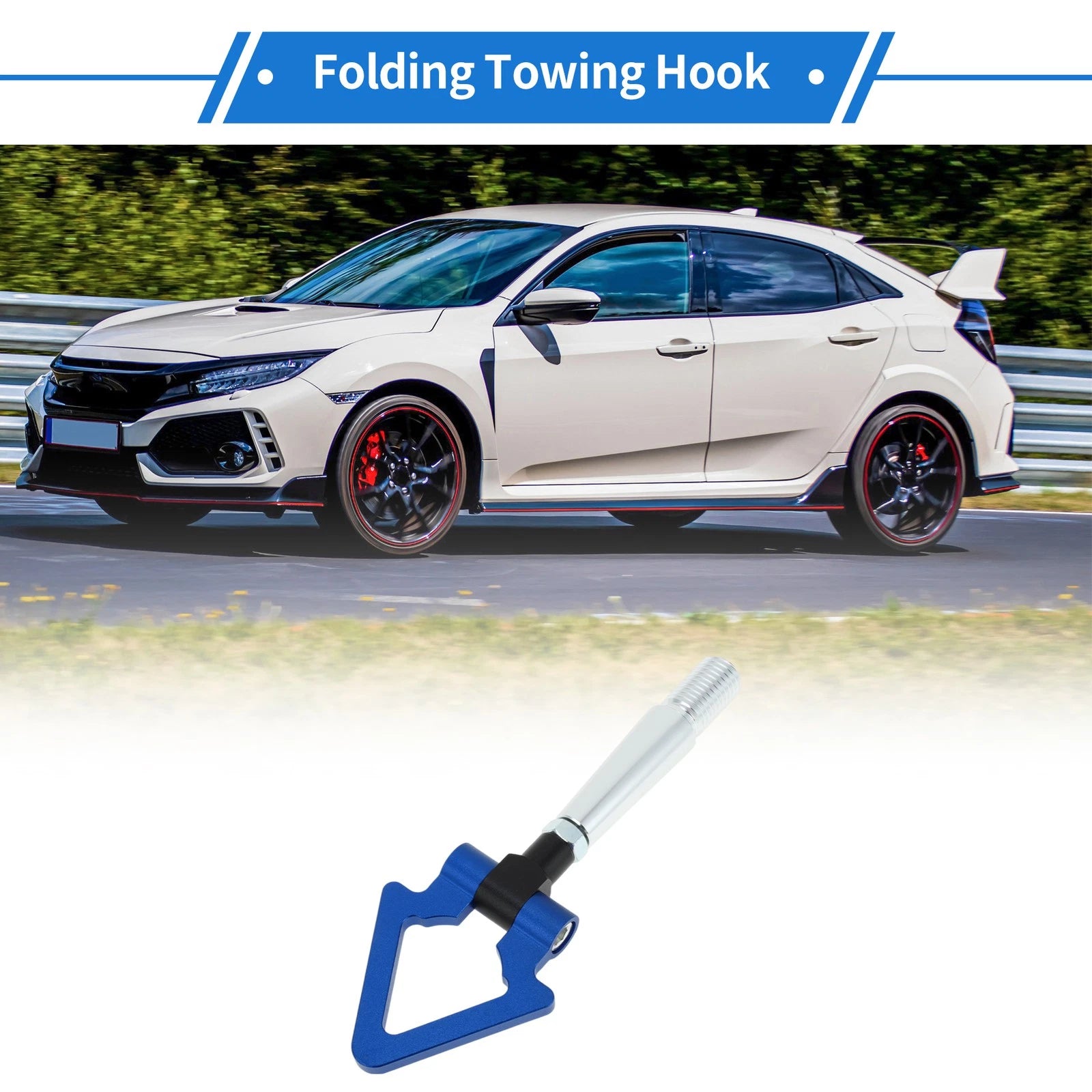 Front Triangle Tow Hook Replacement for Toyota Hilux (2016–2020)