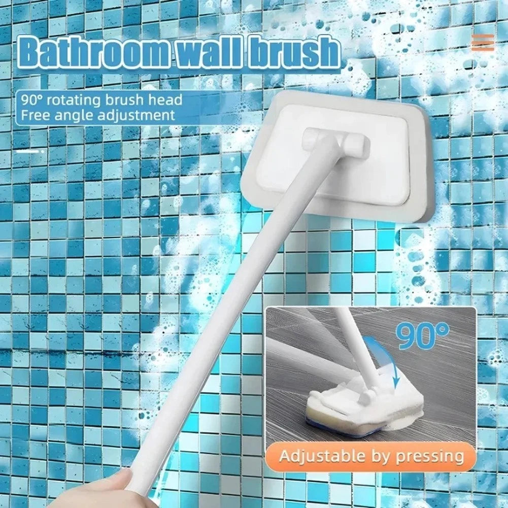 Ladder Shape Bathroom Sponge Brush for Efficient Bathtub Cleaning