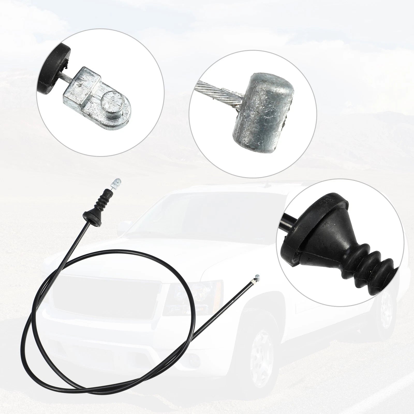 Hood Release Cable for BMW 325i Base 3.0L (2006–2012)