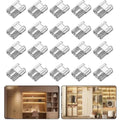 20pcs 8mm LED Strip Connectors for COB Strips