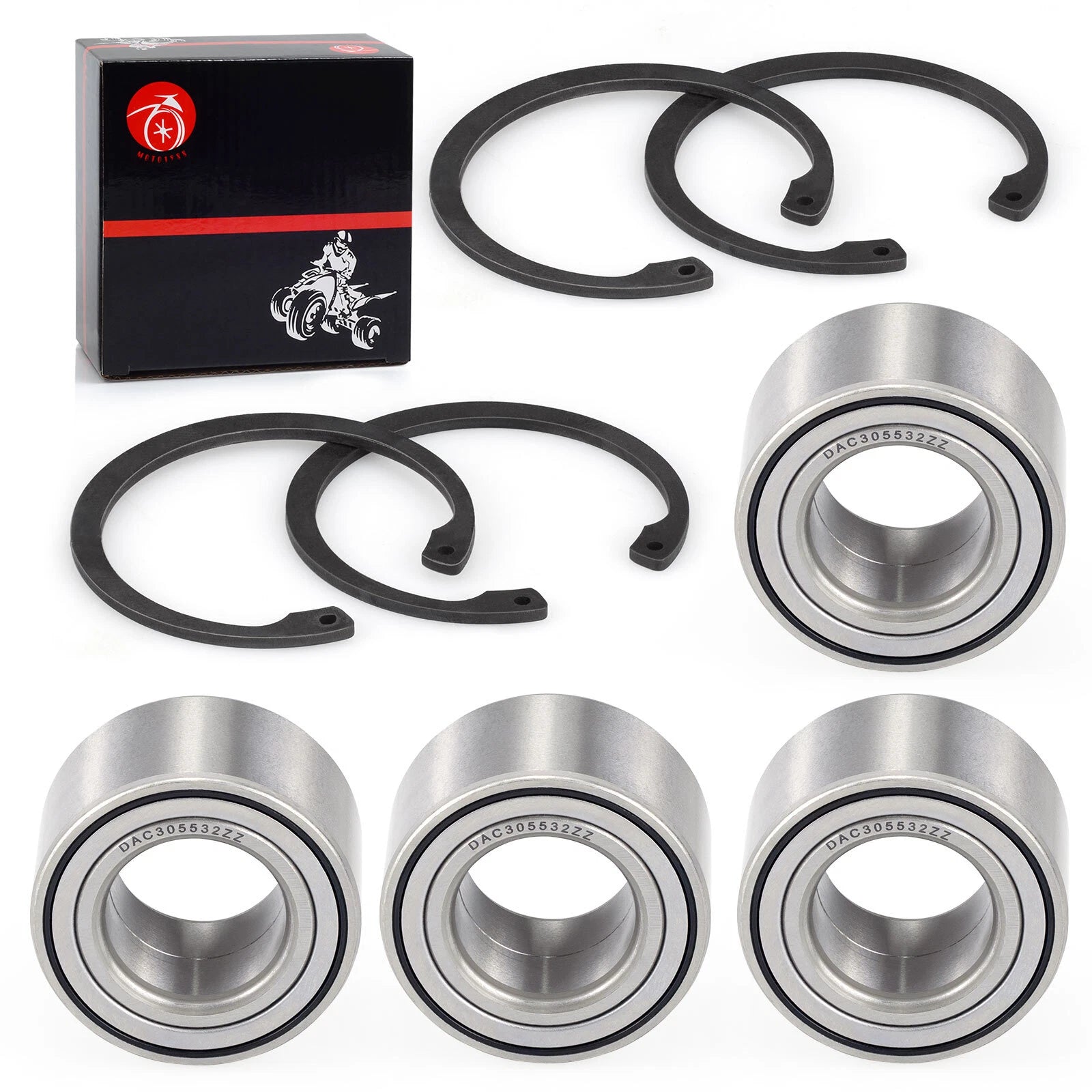 Set of 4 Wheel Bearings 30x55x32 for Arctic Cat Wildcat 1000 (2012–2019)